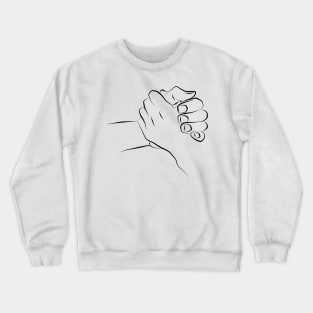 Holding hands Crewneck Sweatshirt